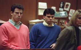 The Menendez Brothers in their first trial. The brothers are set for a new hearing following the release of Netflix show "Monsters.".